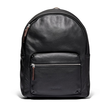 Leather Cont Backpack