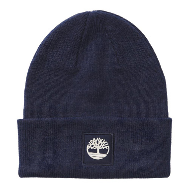 Cuffed Beanie with Tonal Patch