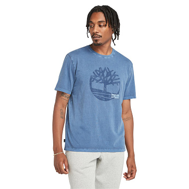 T-Shirt Merrymack River Garment Dye Logo Graphic