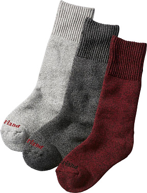 3 Pair Rib Marled Crew Gift Box