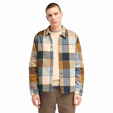 Overshirt Plaid Sherpa Lining