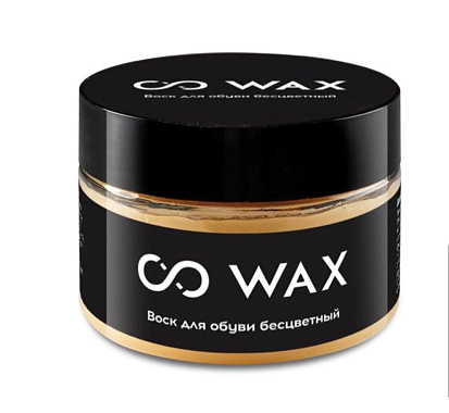 Воск для обуви бесцветный "WAX"