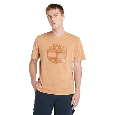 T-Shirt Merrymack River Garment Dye Logo Graphic