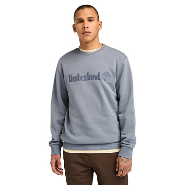 Sweatshirt Embroidery Tonal Crew Neck Regular