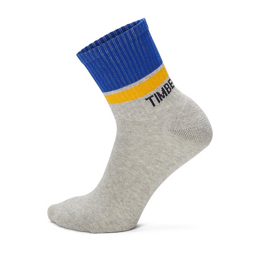 1 Pair Stripe Shortie Crew Sock