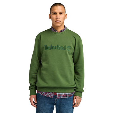 Sweatshirt Embroidery Tonal Crew Neck Regular