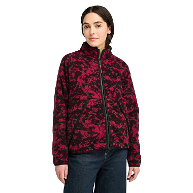 Jacket Printed Full Zip Sherpa Fleece