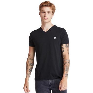 T-Shirt Dunstan River Jersey V-Neck Slim