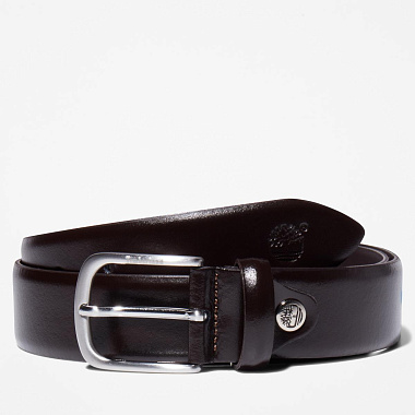 Belt Rounded Buckle Classic Leather 35mm