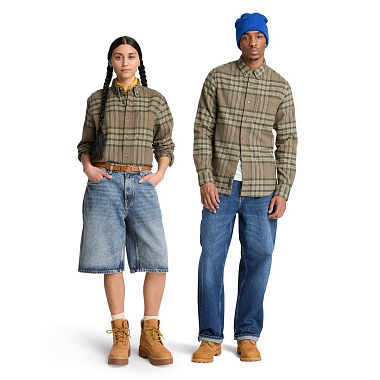 Shirt Midweight Flannel Check Pocket