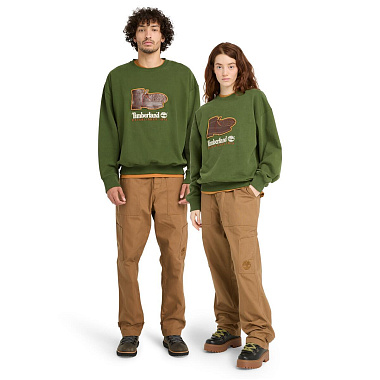 Sweatshirt New Box Badge Crew Neck