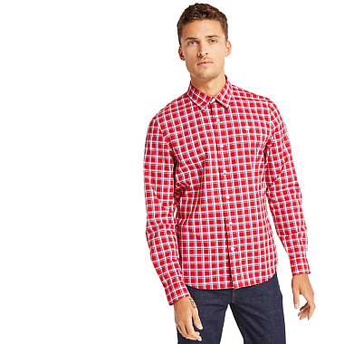 Shirt Eastham River Stretch Poplin Checks Slim