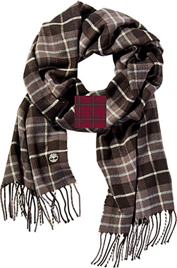 Cape Neddick Plaid Scarf With Giftbox And Sticker