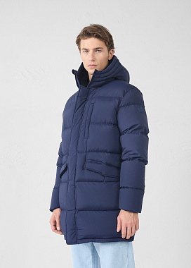 Scott Mid-length Matte Down Jacket