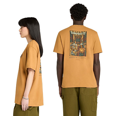 T-Shirt Boot Graphic Printed Regular