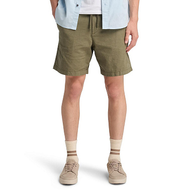 Short Cotton Linen Straight