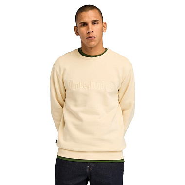 Sweatshirt Embroidery Tonal Crew Neck Regular