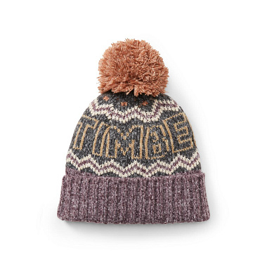 Hat Pom Fairisle Cuff