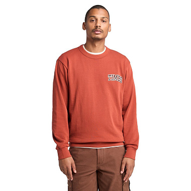 Sweatshirt Front Timbs Graphic Crew Neck