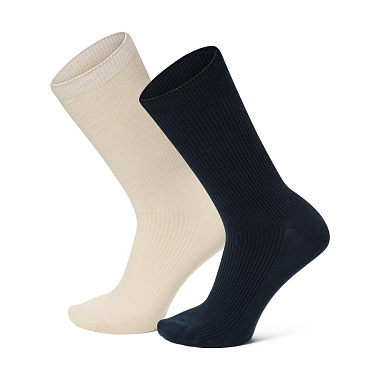 2 Pair Carleton Rib Crew Sock