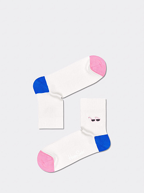 1 Pair Ribbed Embroidery Sunny Days 1/2