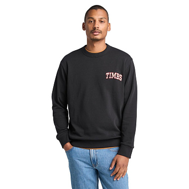 Sweatshirt Front Timbs Graphic Crew Neck