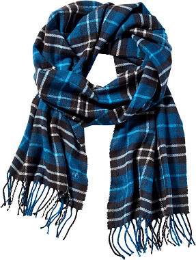 Scarf Cape Neddick Plaid With Giftbox And Sticker