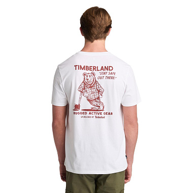 T-Shirt Slogan Back Logo Regular