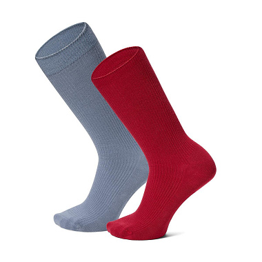2 Pair Carleton Rib Crew Sock